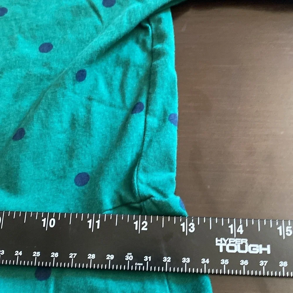 GAP Green Kids Dress with Navy Dots. Size XL.